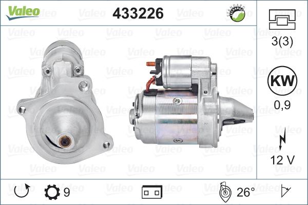 Valeo 433226 - Стартер autosila-amz.com