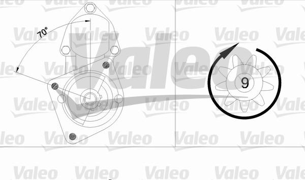 Valeo 433278 - Стартер autosila-amz.com