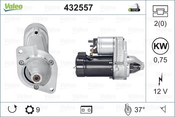 Valeo 432557 - Стартер autosila-amz.com