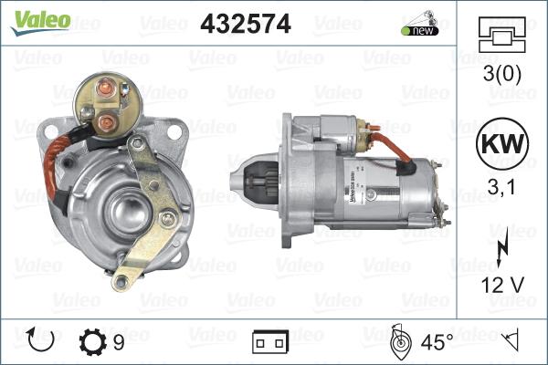 Valeo 432574 - Стартер autosila-amz.com