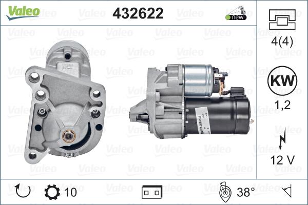 Valeo 432622 - Стартер autosila-amz.com