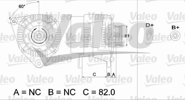 Valeo 437495 - Генератор autosila-amz.com