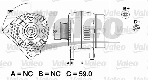 Valeo 437492 - Генератор autosila-amz.com