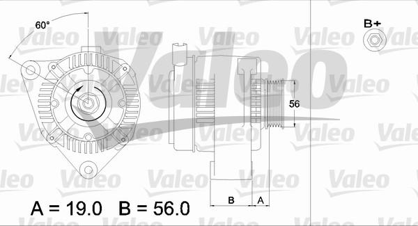 Valeo 437190 - Генератор autosila-amz.com