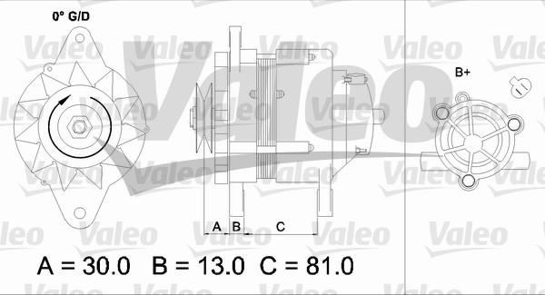 Valeo 437150 - Генератор autosila-amz.com