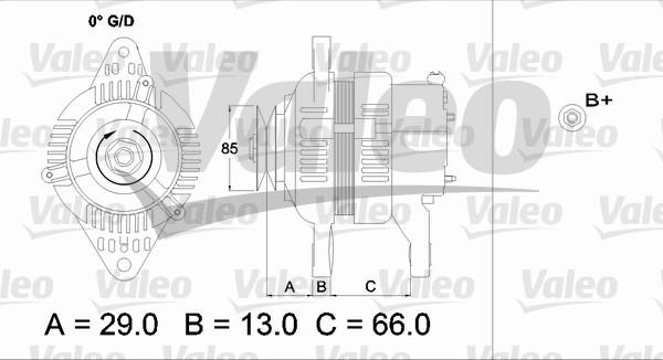 Valeo 437157 - Генератор autosila-amz.com