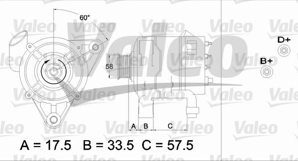 Valeo 437181 - Генератор autosila-amz.com