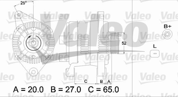 Valeo 437306 - Генератор autosila-amz.com