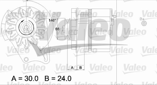 Valeo 437370 - Генератор autosila-amz.com