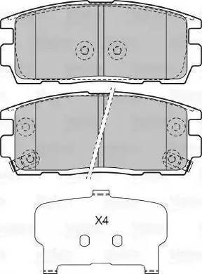 TRW RCPT12210 - Тормозные колодки, дисковые, комплект autosila-amz.com