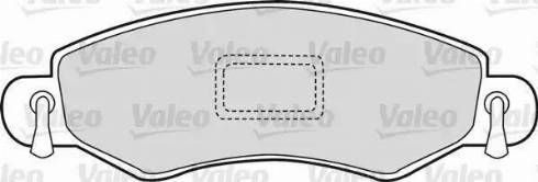 Valeo 598477 - Тормозные колодки, дисковые, комплект autosila-amz.com