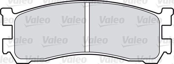 Valeo 598516 - Тормозные колодки, дисковые, комплект autosila-amz.com