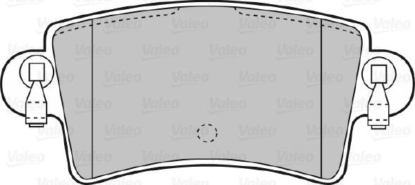 Valeo 598538 - Комплект тормозных колодок, диско autosila-amz.com