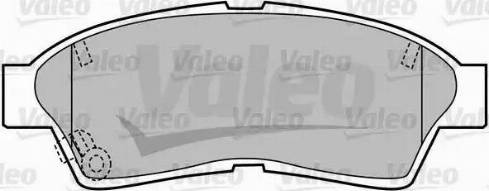 Valeo 598578 - Тормозные колодки, дисковые, комплект autosila-amz.com
