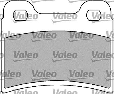 Valeo 598692 - Тормозные колодки, дисковые, комплект autosila-amz.com