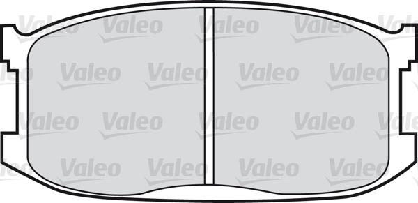 Valeo 598612 - Тормозные колодки, дисковые, комплект autosila-amz.com