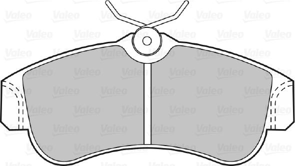 Valeo 598054 - Комплект тормозных колодок, диско autosila-amz.com