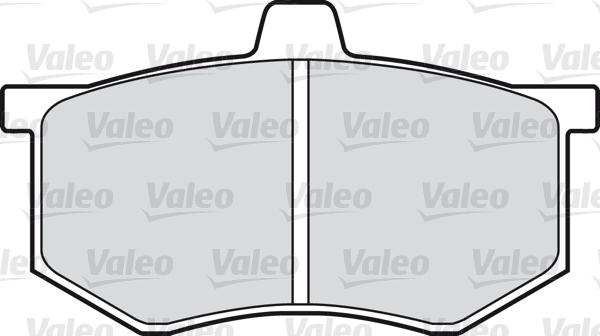 Valeo 598089 - Тормозные колодки, дисковые, комплект autosila-amz.com