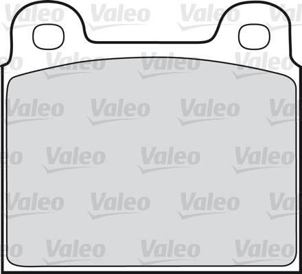 Valeo 598111 - Тормозные колодки, дисковые, комплект autosila-amz.com