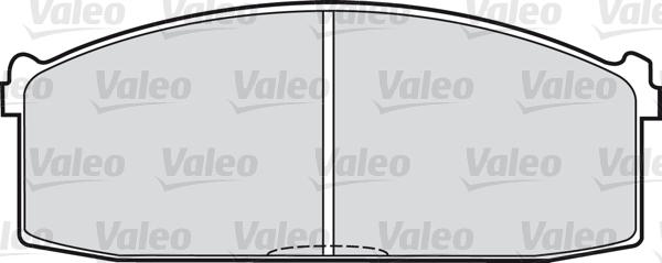 Valeo 598379 - Тормозные колодки, дисковые, комплект autosila-amz.com