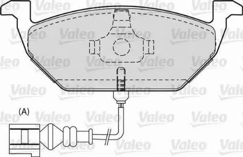Valeo 598298 - Тормозные колодки, дисковые, комплект autosila-amz.com