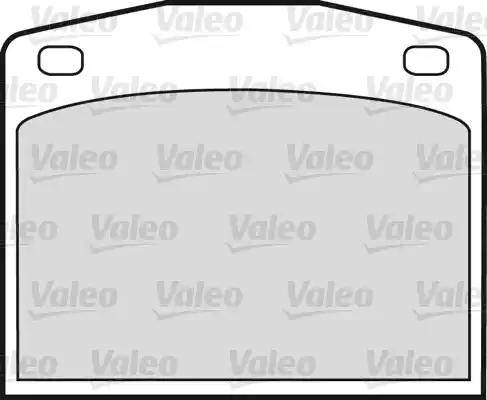 Valeo 598201 - Тормозные колодки, дисковые, комплект autosila-amz.com