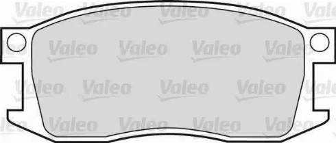 Valeo 551521 - Тормозные колодки, дисковые, комплект autosila-amz.com