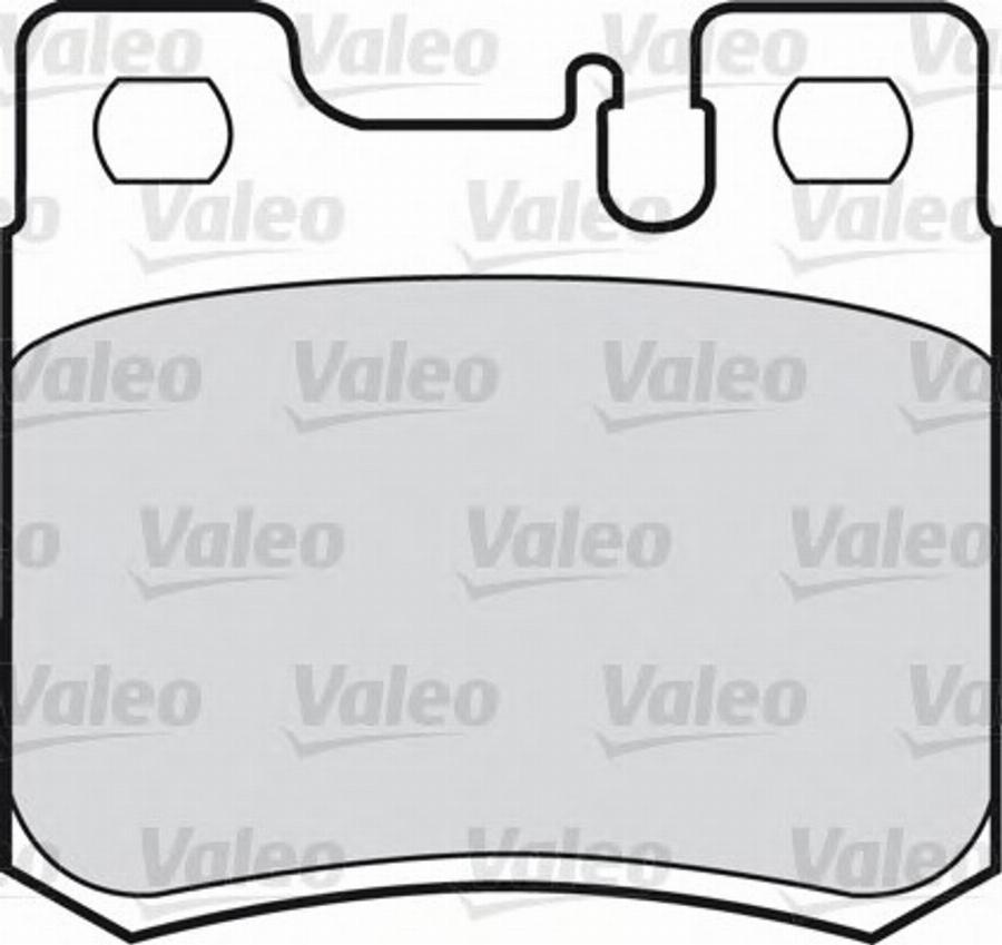 Valeo 598235 - Тормозные колодки, дисковые, комплект autosila-amz.com