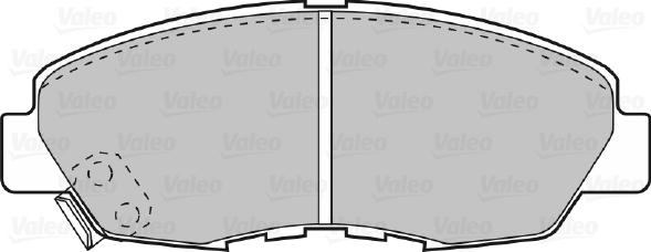 Valeo 598788 - Колодки тормозные autosila-amz.com