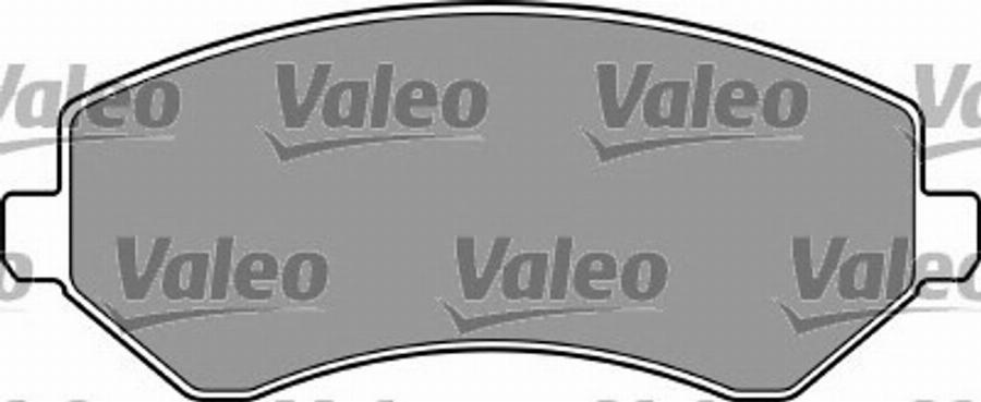 Valeo 597408 - Тормозные колодки, дисковые, комплект autosila-amz.com