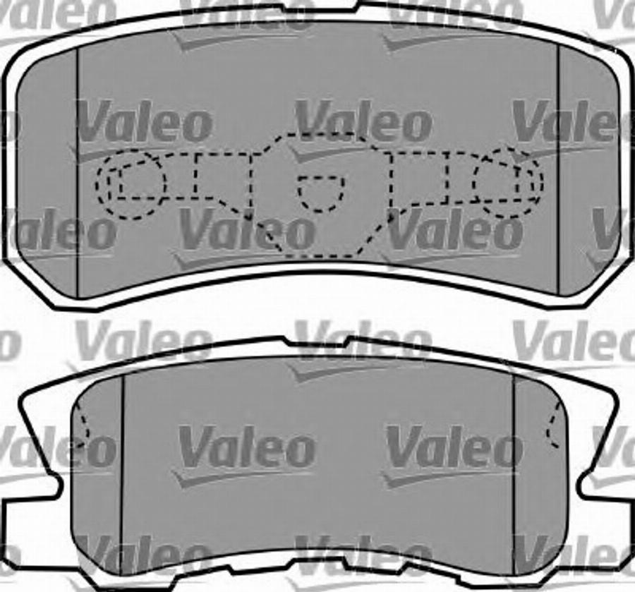 Valeo 597558 - Тормозные колодки, дисковые, комплект autosila-amz.com