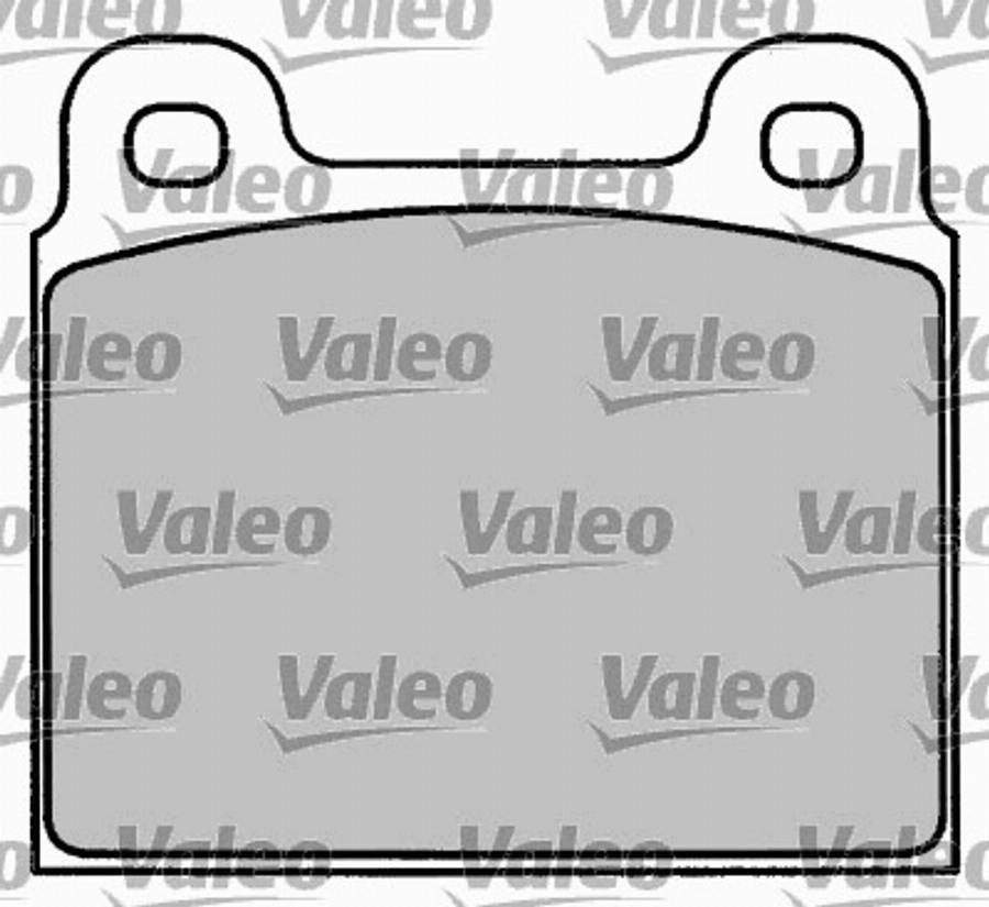 Valeo 597001 - Тормозные колодки, дисковые, комплект autosila-amz.com