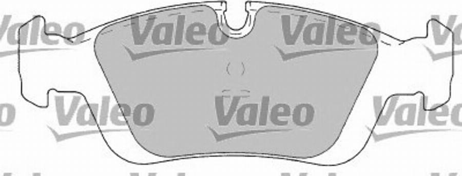 Valeo 597163 - Тормозные колодки, дисковые, комплект autosila-amz.com