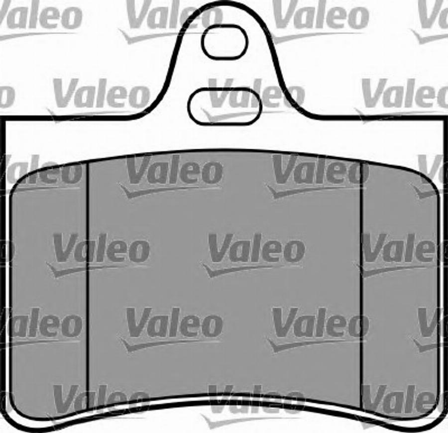 Valeo 597369 - Тормозные колодки, дисковые, комплект autosila-amz.com