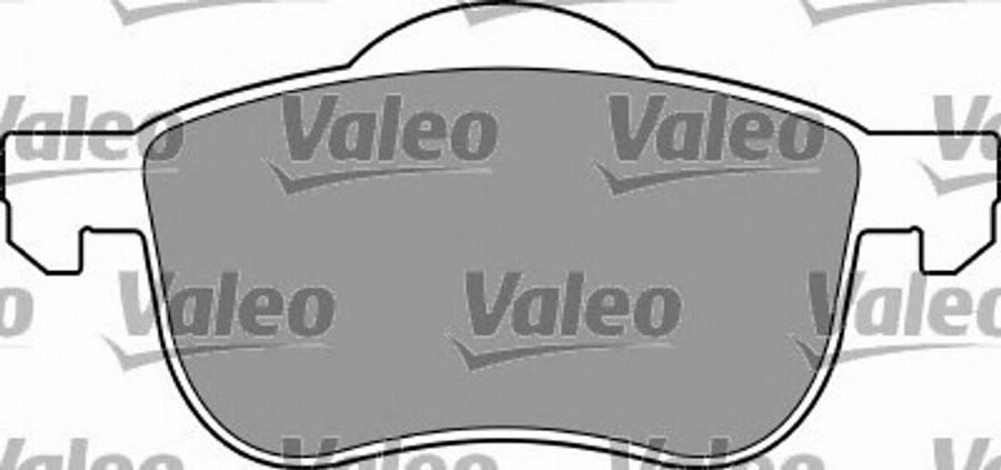 Valeo 597320 - Тормозные колодки, дисковые, комплект autosila-amz.com