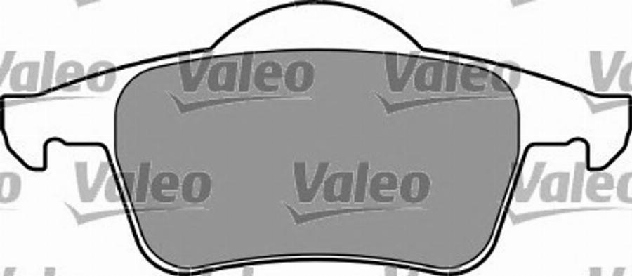 Valeo 597321 - Тормозные колодки, дисковые, комплект autosila-amz.com