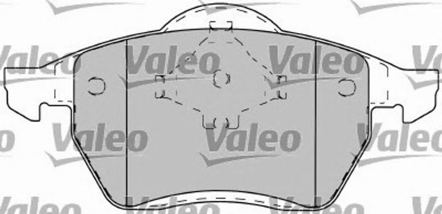 Valeo 597260 - Тормозные колодки, дисковые, комплект autosila-amz.com