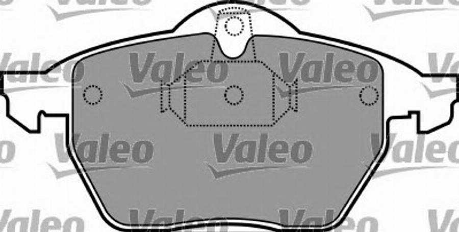 Valeo 597277 - Тормозные колодки, дисковые, комплект autosila-amz.com