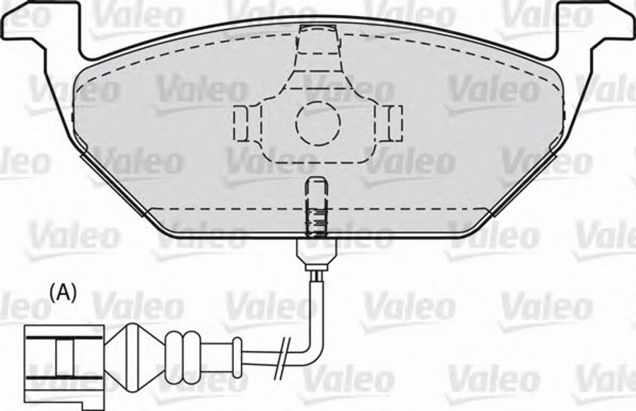 Valeo 540973 - Тормозные колодки, дисковые, комплект autosila-amz.com