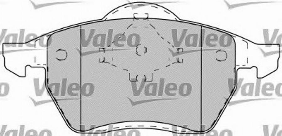 Valeo 540 497 - Тормозные колодки, дисковые, комплект autosila-amz.com