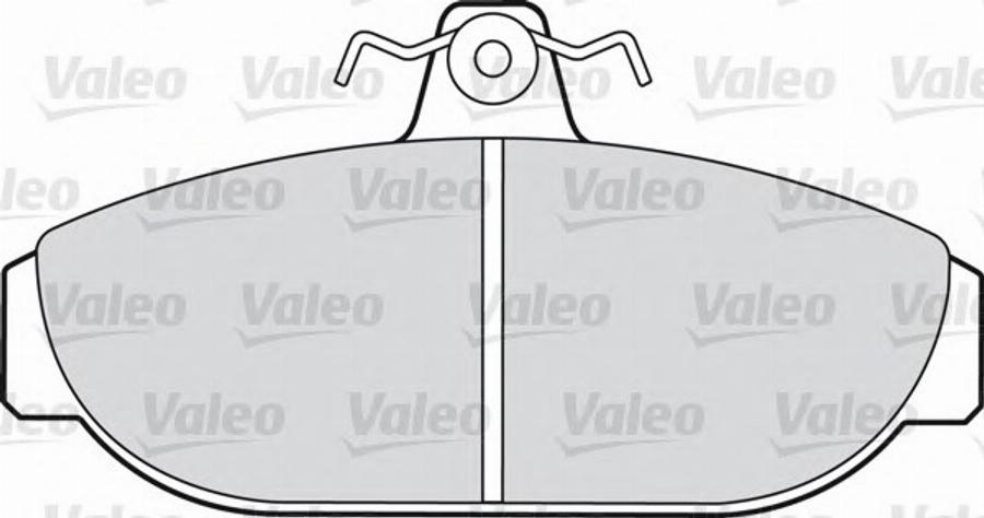 Valeo 540 414 - Тормозные колодки, дисковые, комплект autosila-amz.com