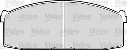 Valeo 540410 - Тормозные колодки, дисковые, комплект autosila-amz.com