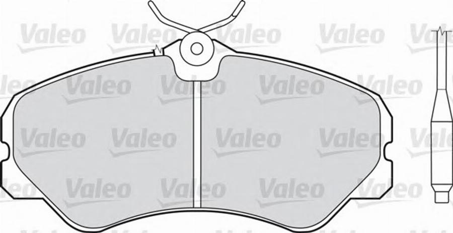 Valeo 540 434 - Тормозные колодки, дисковые, комплект autosila-amz.com