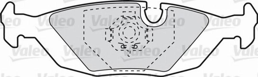 Valeo 540 425 - Тормозные колодки, дисковые, комплект autosila-amz.com