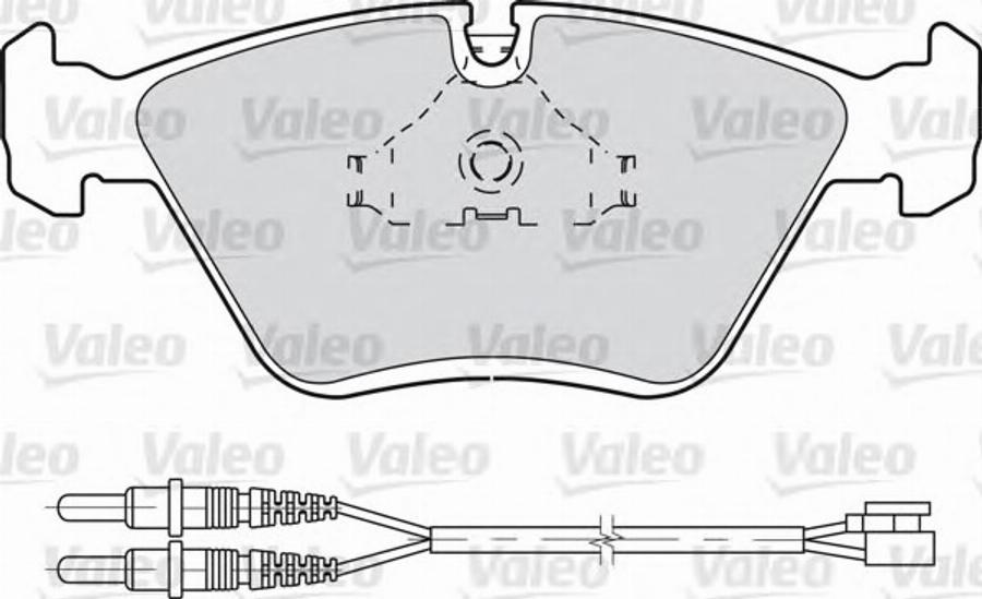 Valeo 540 565 - Тормозные колодки, дисковые, комплект autosila-amz.com