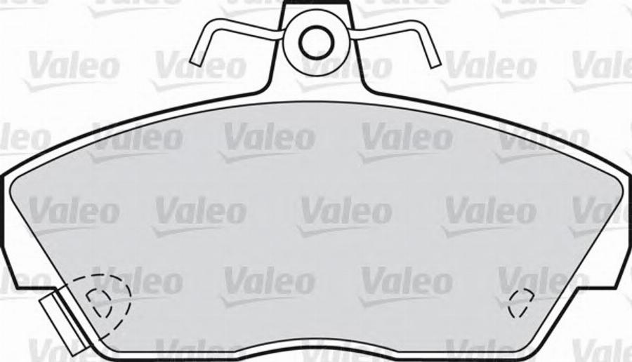 Valeo 540 536 - Тормозные колодки, дисковые, комплект autosila-amz.com