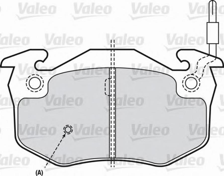 Valeo 540 420 - Тормозные колодки, дисковые, комплект autosila-amz.com