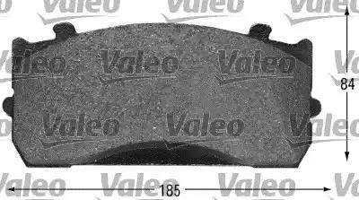 Valeo 541659 - Тормозные колодки, дисковые, комплект autosila-amz.com