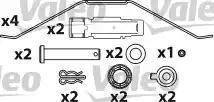 Valeo 541718 - Тормозные колодки, дисковые, комплект autosila-amz.com