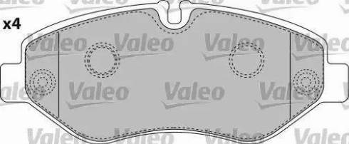 Valeo 541734 - Тормозные колодки, дисковые, комплект autosila-amz.com